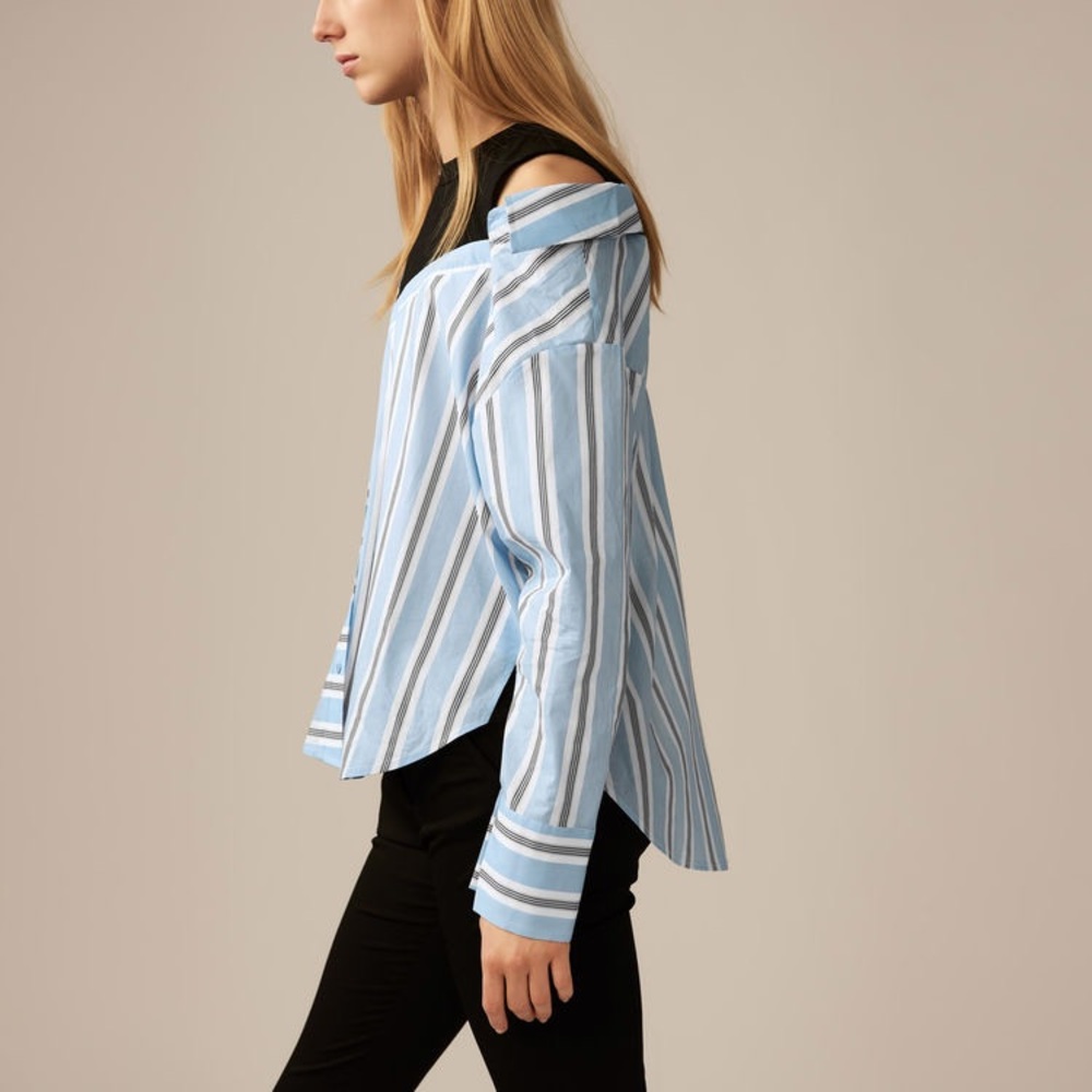 Maje Off-Shoulder Shirt